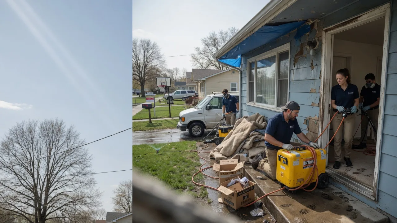 Basement Flood Cleanup in Templeton, IN near me